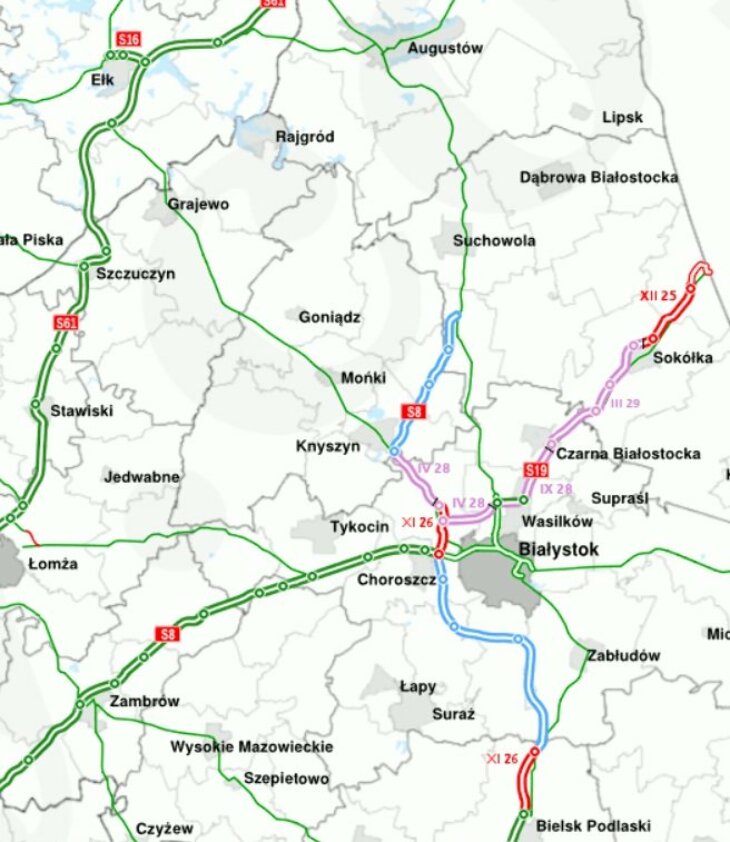 Za trzy lata powstanie S16 Knyszyn - Krynice