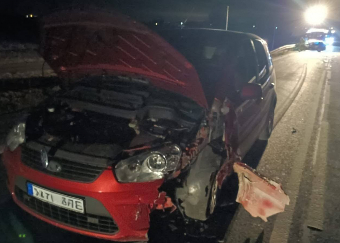 Wypadek na trasie Grajewo - Prostki