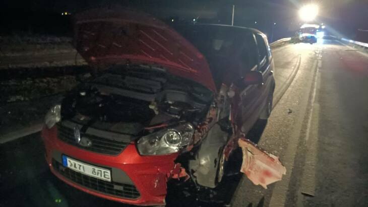 Wypadek na trasie Grajewo - Prostki