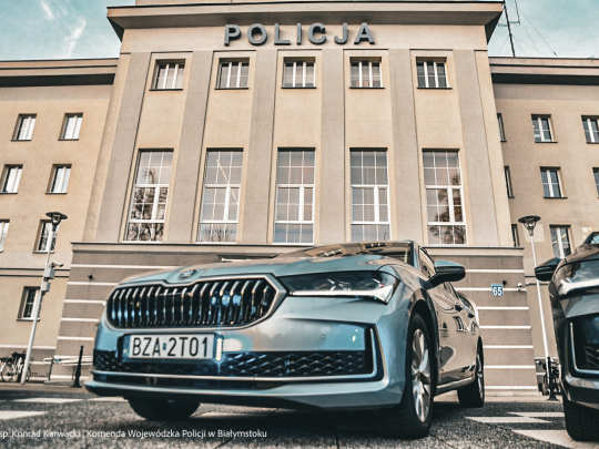 Nowe nieoznakowane radiowozy w służbie podlaskiej policji