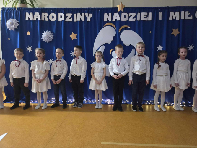 Świąteczne występy w Przedszkolu Miejskim nr 6 w Grajewie