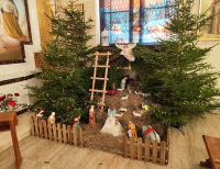 Bożonarodzeniowe szopki w kościołach