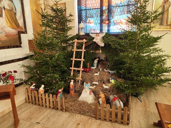 Bożonarodzeniowe szopki w kościołach