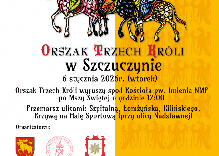 Szczuczyn: Orszak Trzech Króli w Szczuczynie (06.01.)
