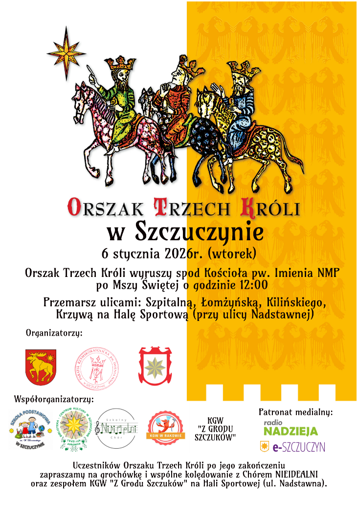 Orszak Trzech Króli w Szczuczynie (06.01.)