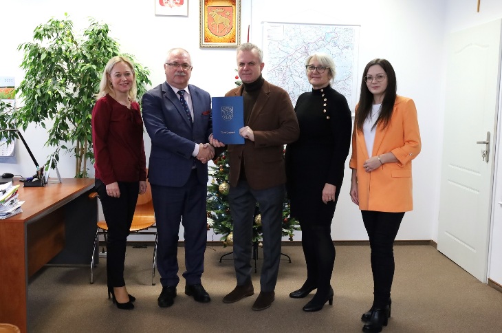 Podpisanie umowy na kolejny etap ul. Przemysłowej