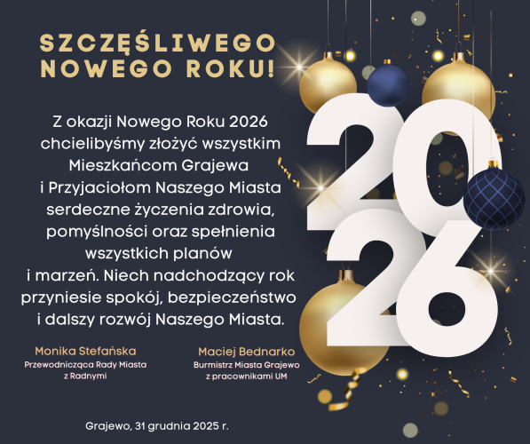 Szczęśliwego Nowego Roku!