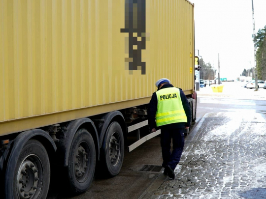 Apel do kierowców ciężarówek o rozsądek i odpowiedzialność