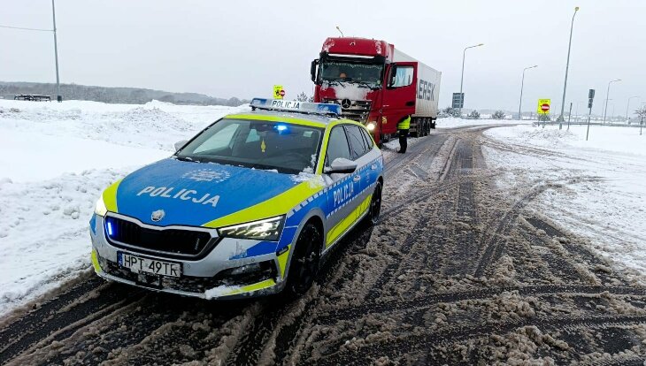 Apel do kierowców ciężarówek o rozsądek i odpowiedzialność