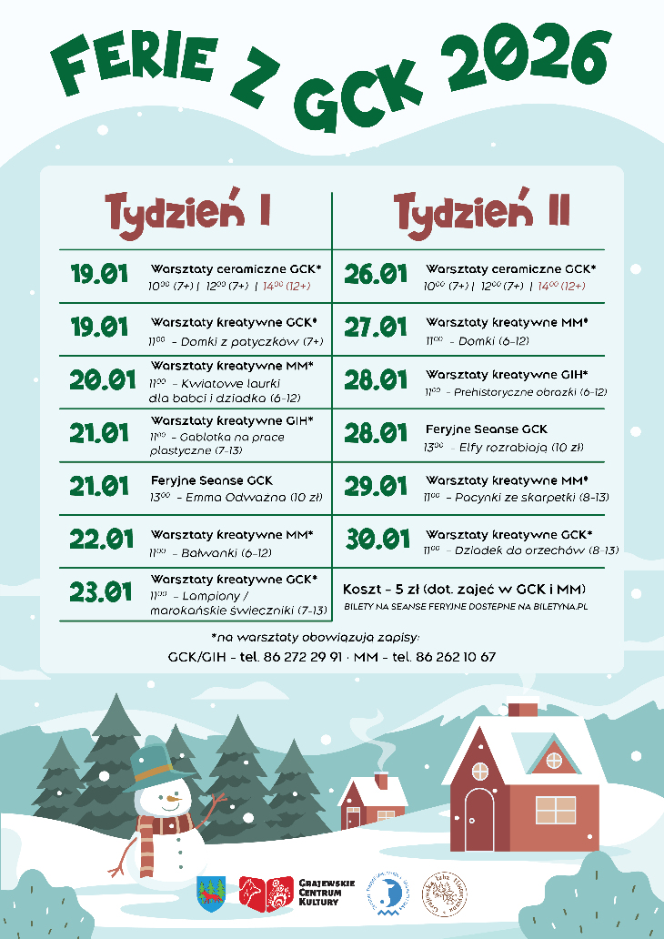 Ferie z GCK 2026