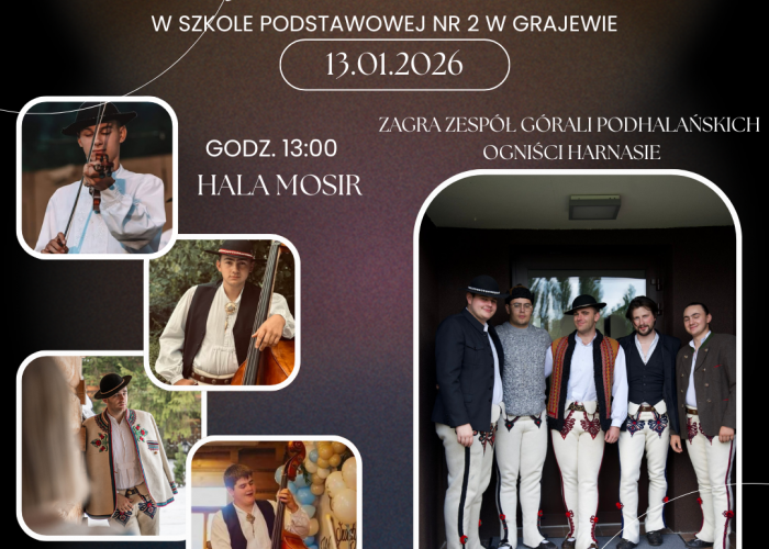 Zaproszenie na koncert muzyki góralskiej!