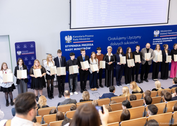 Wręczono Stypendia Prezesa Rady Ministrów