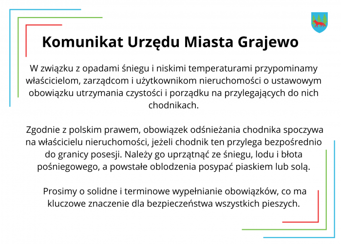 Komunikat UM w Grajewie