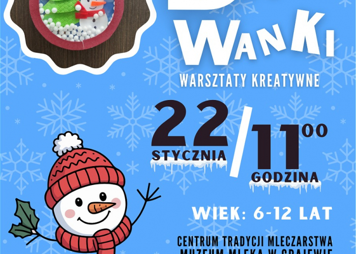Ferie zimowe z GCK 2026 - warsztaty w Muzeum Mleka