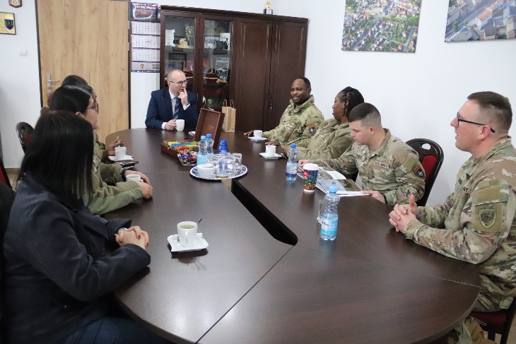 Żołnierze NATO Battle Group Poland w Grajewie