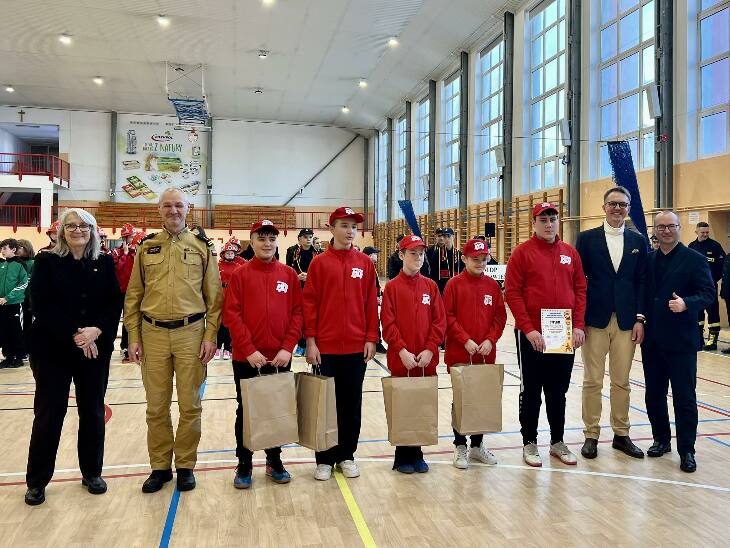 Powiatowe Zawody Młodzieżowych Drużyn Pożarniczych.