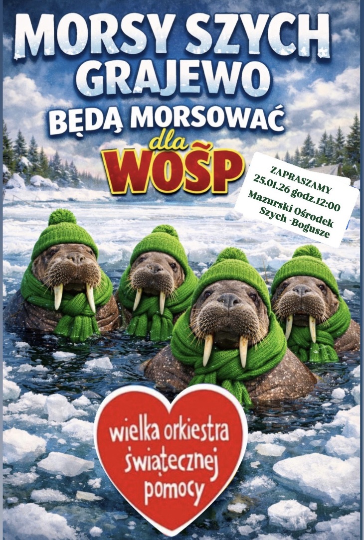 MORSY SZYCH GRAJEWO gramy Razem z WOŚP 