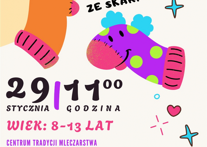 Ferie z GCK - Pacynki ze skarpetki