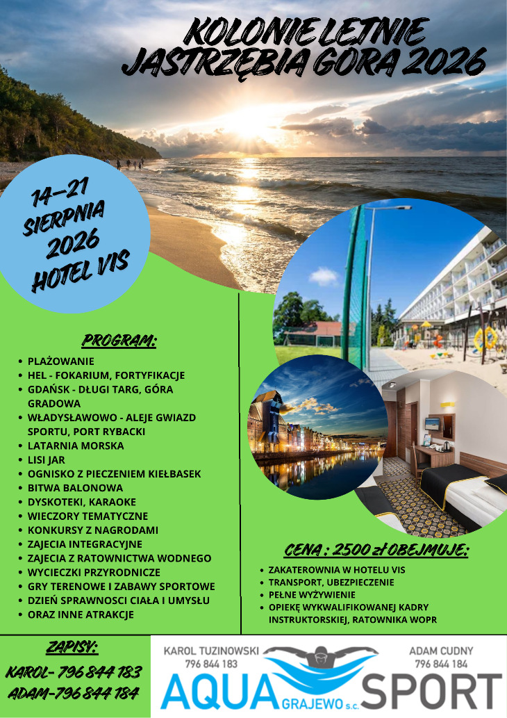 Zapisy na kolonie letnie 2026
