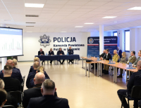 Narada roczna w Komendzie Powiatowej Policji w Grajewie