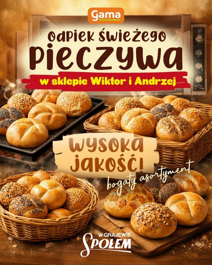 Wypiekamy na miejscu. Gama 