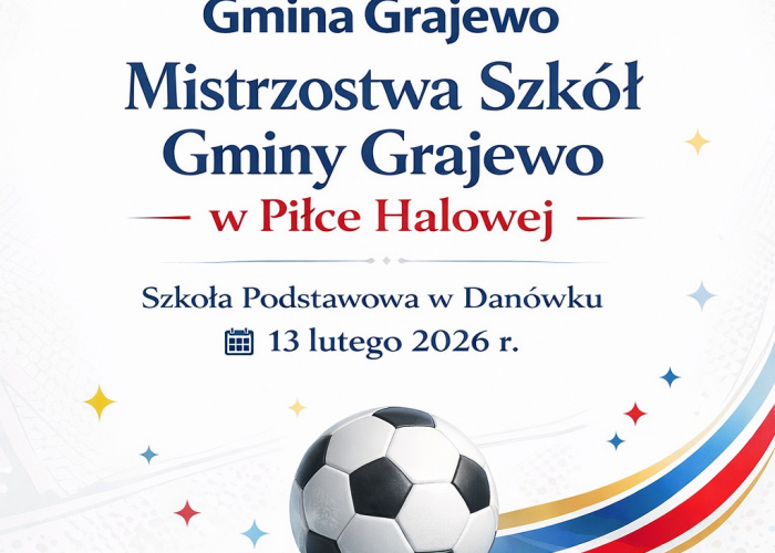 Mistrzostwa Szkół Gminy Grajewo w Piłce Halowej