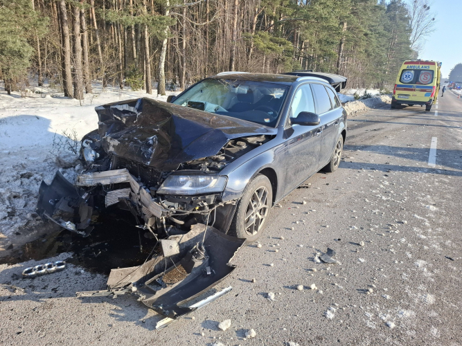 Wypadek na trasie Szczuczyn?Wąsosz