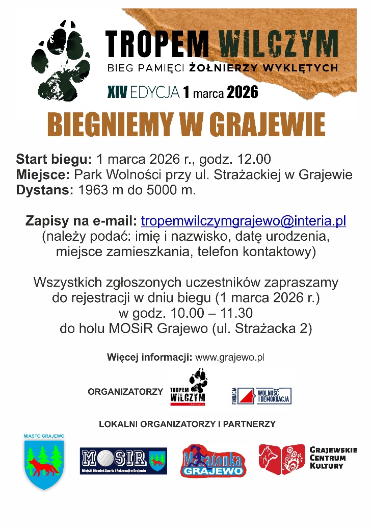 Bieg Pamięci Żołnierzy Wyklętych w Grajewie