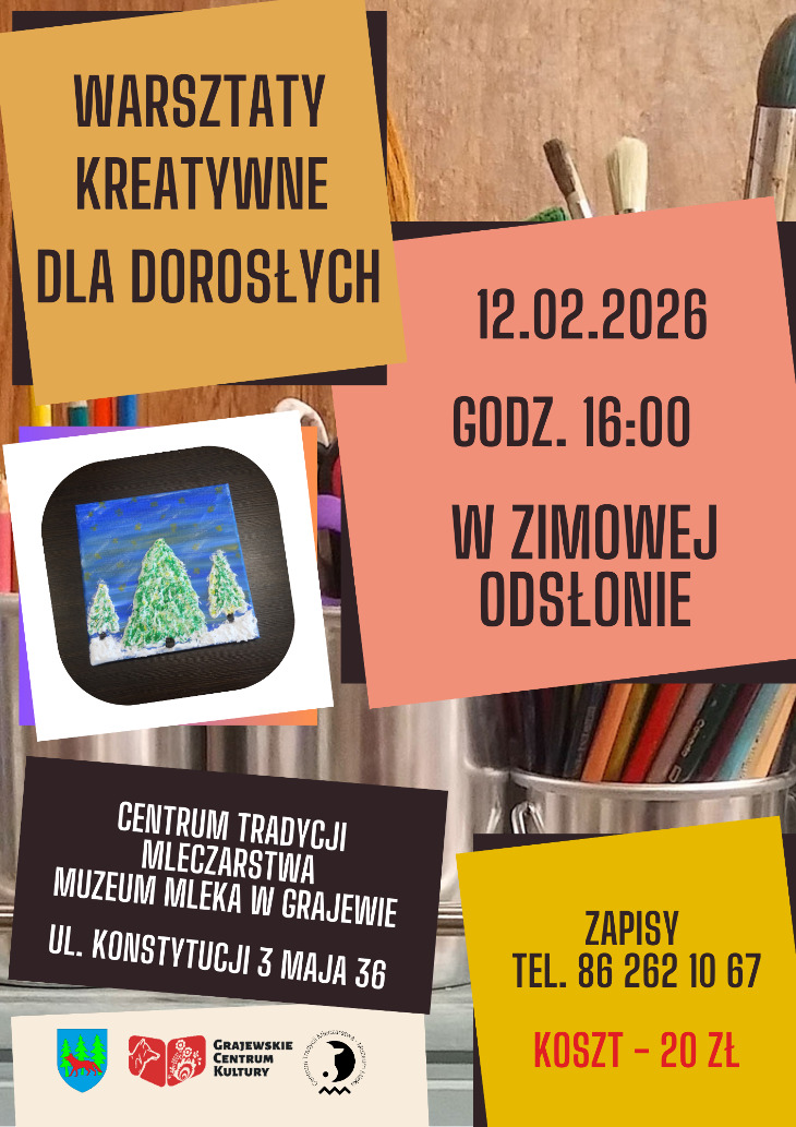 Warsztaty kreatywne dla dorosłych w Muzeum Mleka