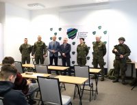 Wizyta Starosty na kwalifikacji wojskowej