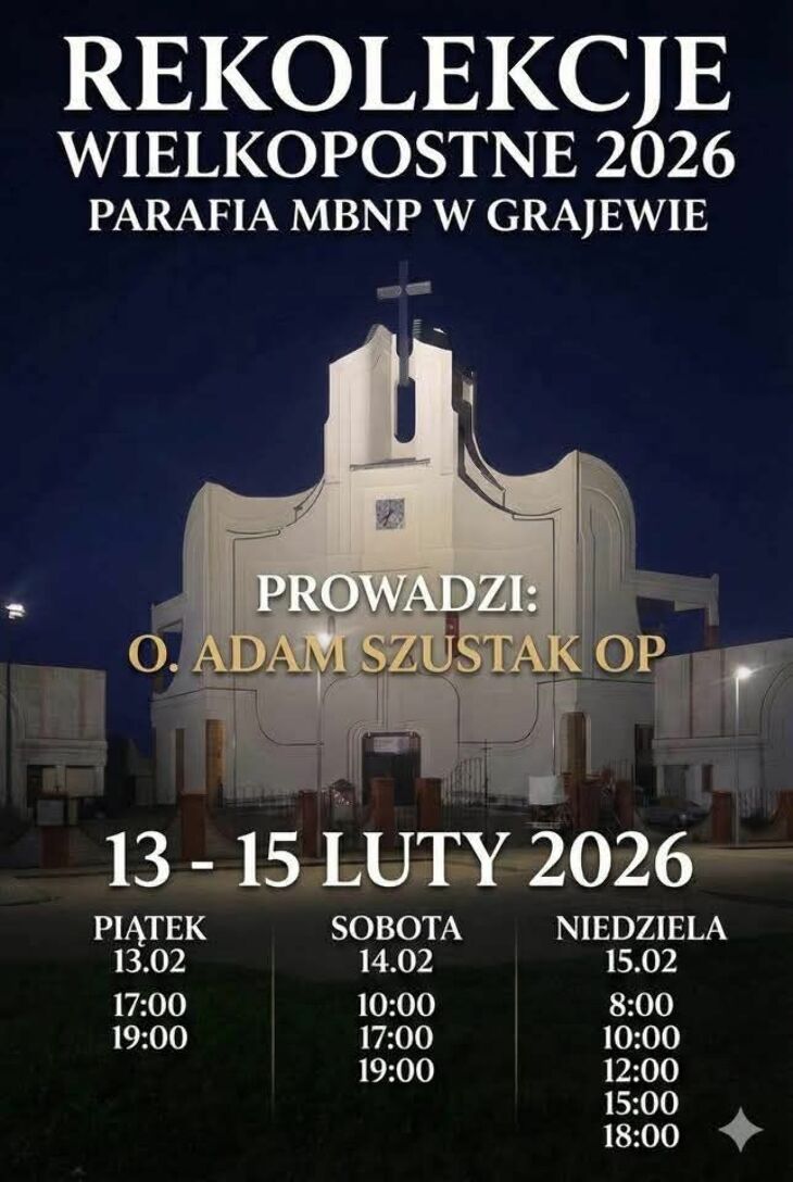 Rekolekcje wielkopostne w parafii pw. MBNP 