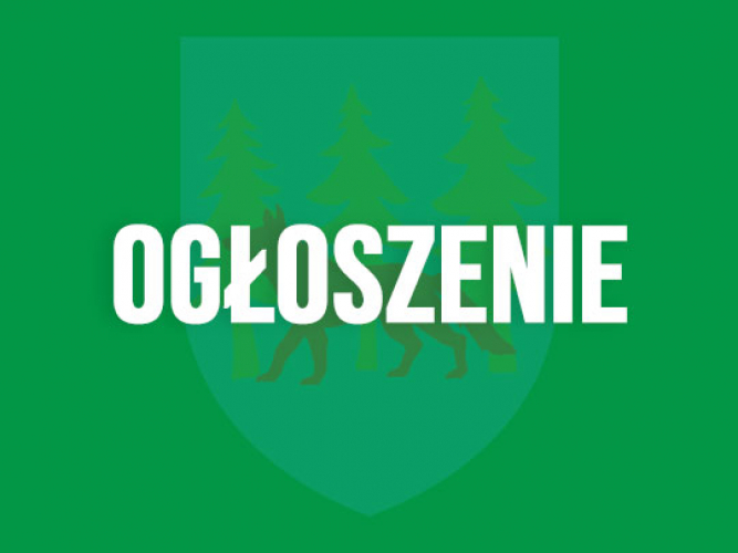 Ogłoszenie Burmistrza