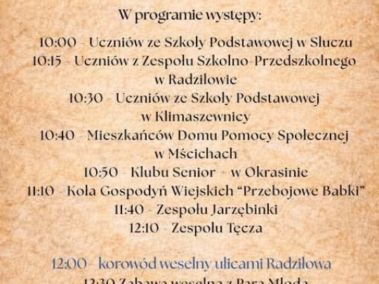 Zapusty Radziłowskie 2026