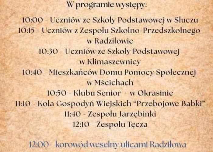 Zapusty Radziłowskie 2026