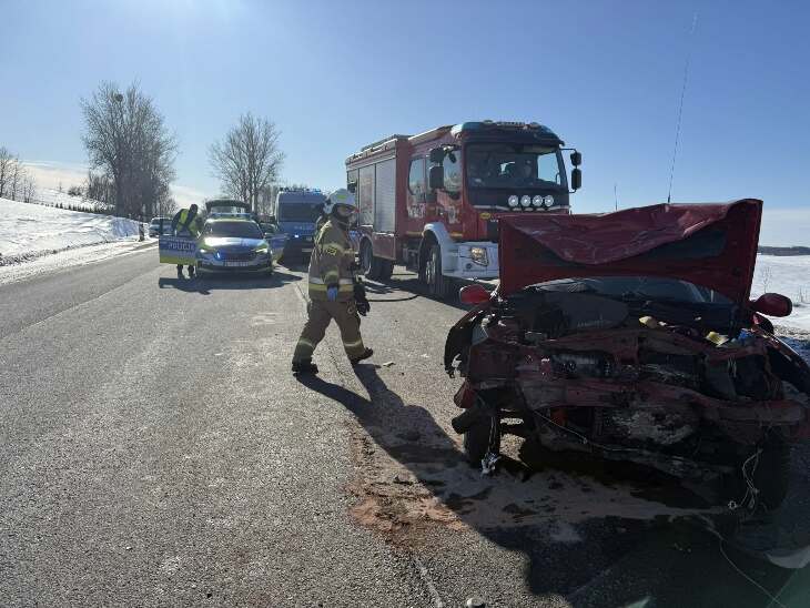 Kolejny wypadek na DK 65 