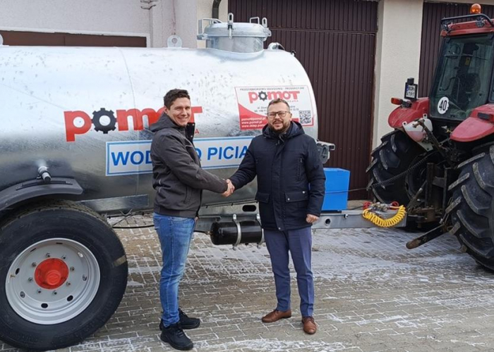 Gmina zakupiła cysternę do przewozu wody pitnej