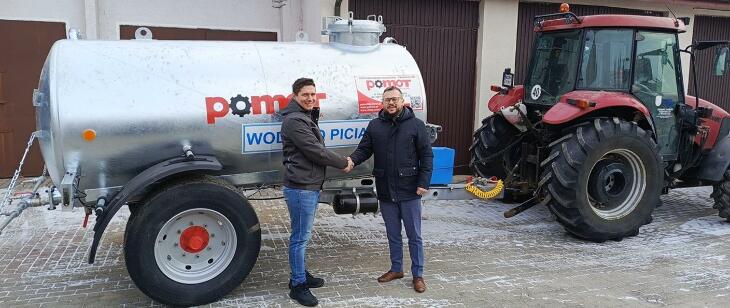 Gmina zakupiła cysternę do przewozu wody pitnej