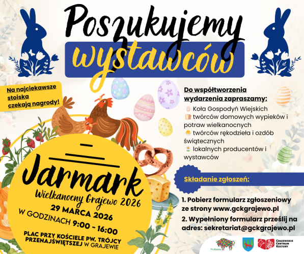 POSZUKUJEMY WYSTAWCÓW - Jarmark Wielkanocny Grajewo 2026