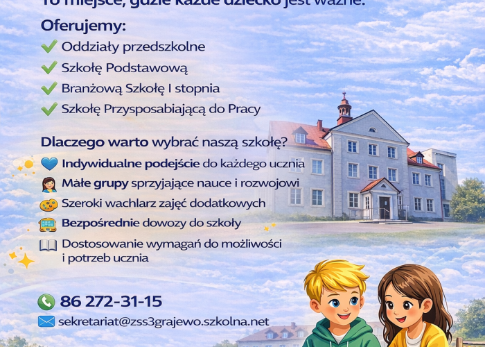 Rekrutacja do ZSS w Grajewie