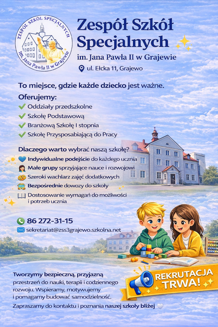 Rekrutacja do ZSS w Grajewie