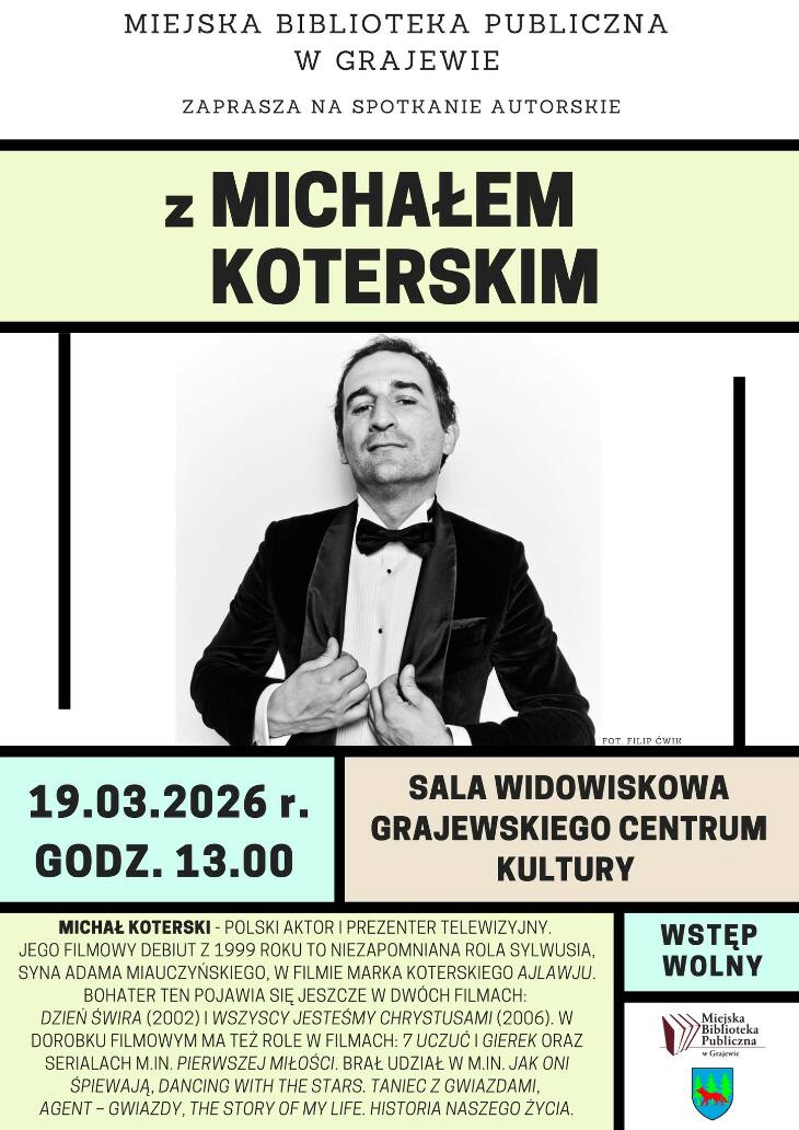 Spotkanie autorskie z Michałem Koterskim