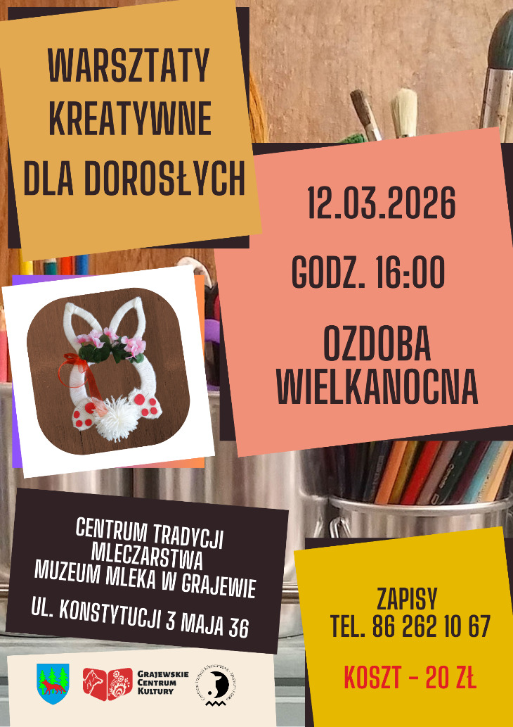 Warsztaty kreatywne dla dorosłych w Muzeum Mleka