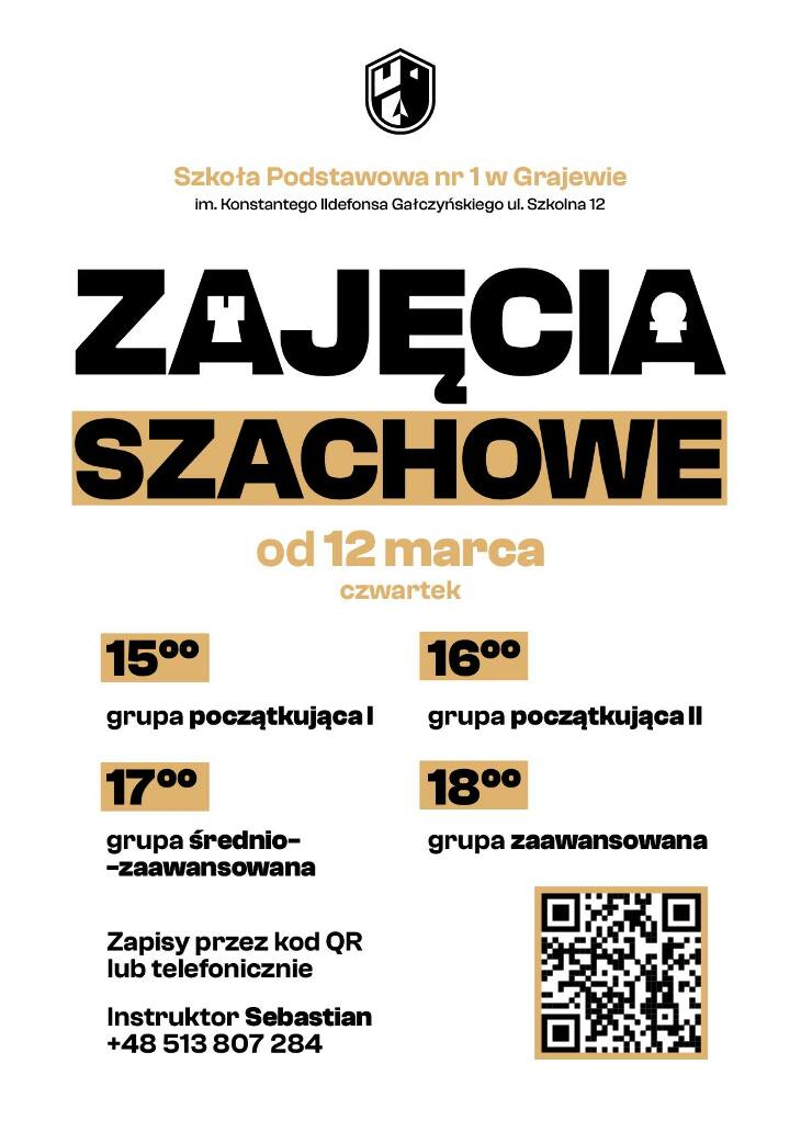 Start Grajewskiej Szkolnej Ligi Szachowej 