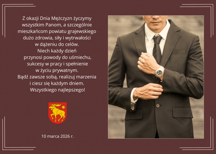 Życzenia na Dzień Mężczyzn