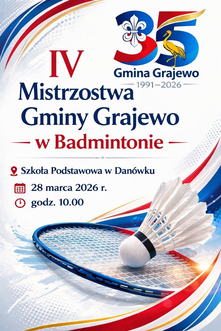Mistrzostwa Gminy Grajewo w Badmintonie