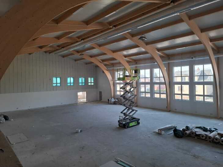 Trwają prace związane z budową nowej hali sportowej 