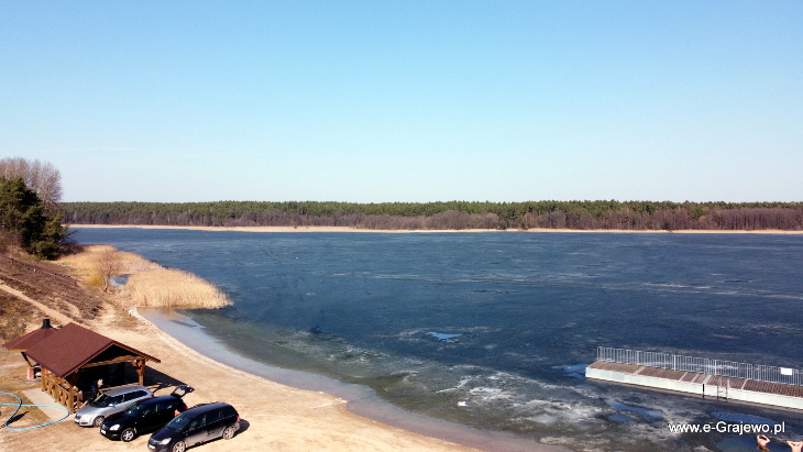 Czarna Wieś z lotu ptaka