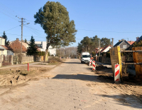 Trawają prace drogowe w Biebrzy