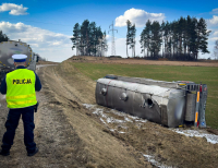 Miał 3 promile i kierował mleczarką