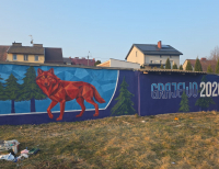 Nowy mural w Parku Solidarności w Grajewie